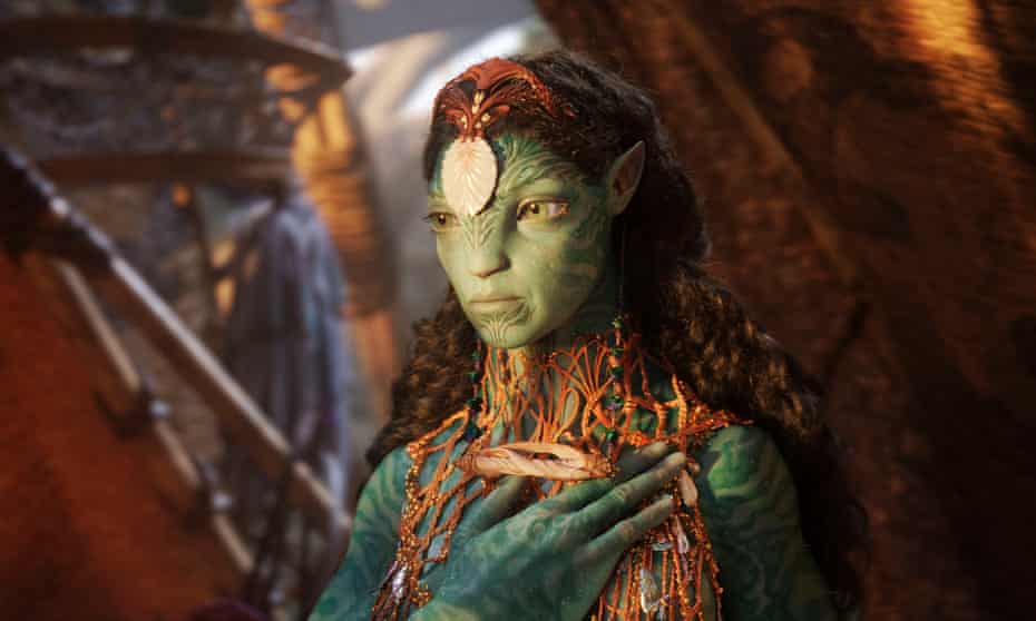 Native charms … Ronal (played by Kate Winslet) in Avatar 2: The Way of Water.