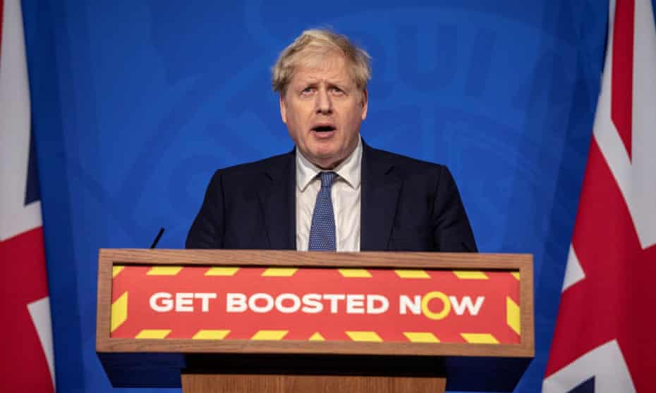 Boris Johnson holds the first Downing Street Covid press conference of 2022.