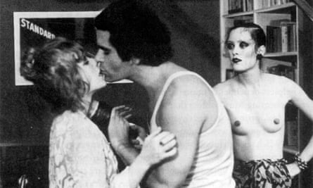 Karl Lagerfeld in the Warhol film L’Amour.