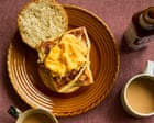 Tattie scones and scrambled eggs, toasted bannocks with honey butter and roast plums – Anna Higham’s big breakfast recipes