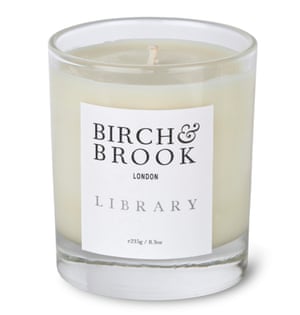 Library scented candle