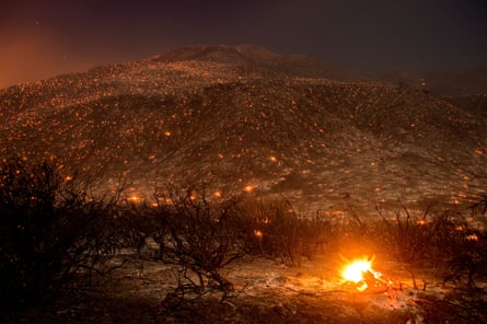 A wildfire near Keenbrook, California in August 2016.
