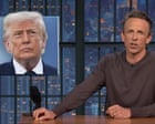 Seth Meyers on Trump’s approval ratings: ‘Worse than Bush during the Iraq war’