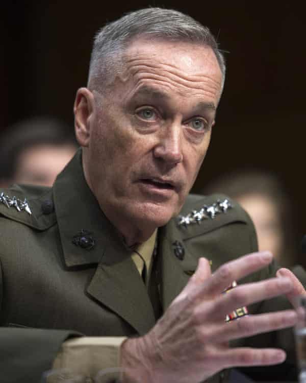 Joseph Dunford, chairman of the US Joint Chiefs of Staff