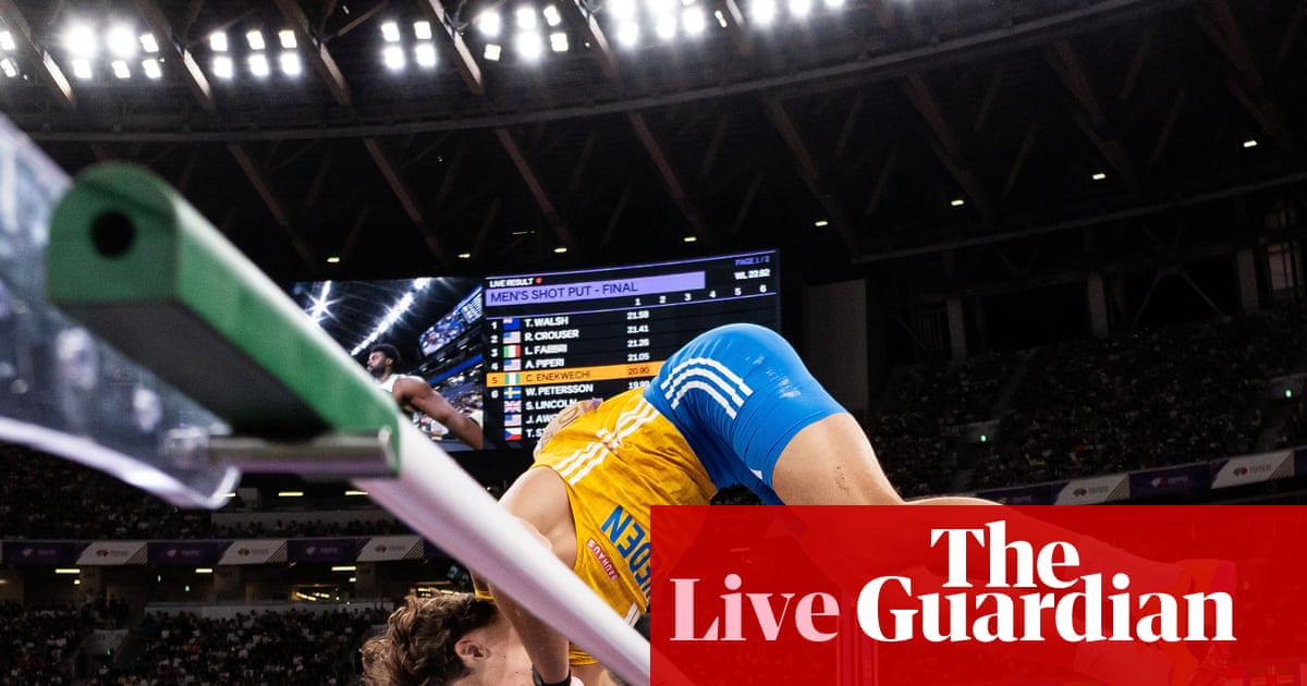World Athletics Championships 2025: Duplantis goes for pole vault gold, hurdles finals and more live