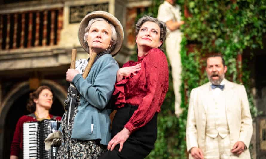 Joanne Howarth as Antonia, left, and Katy Stephens as Leonata.