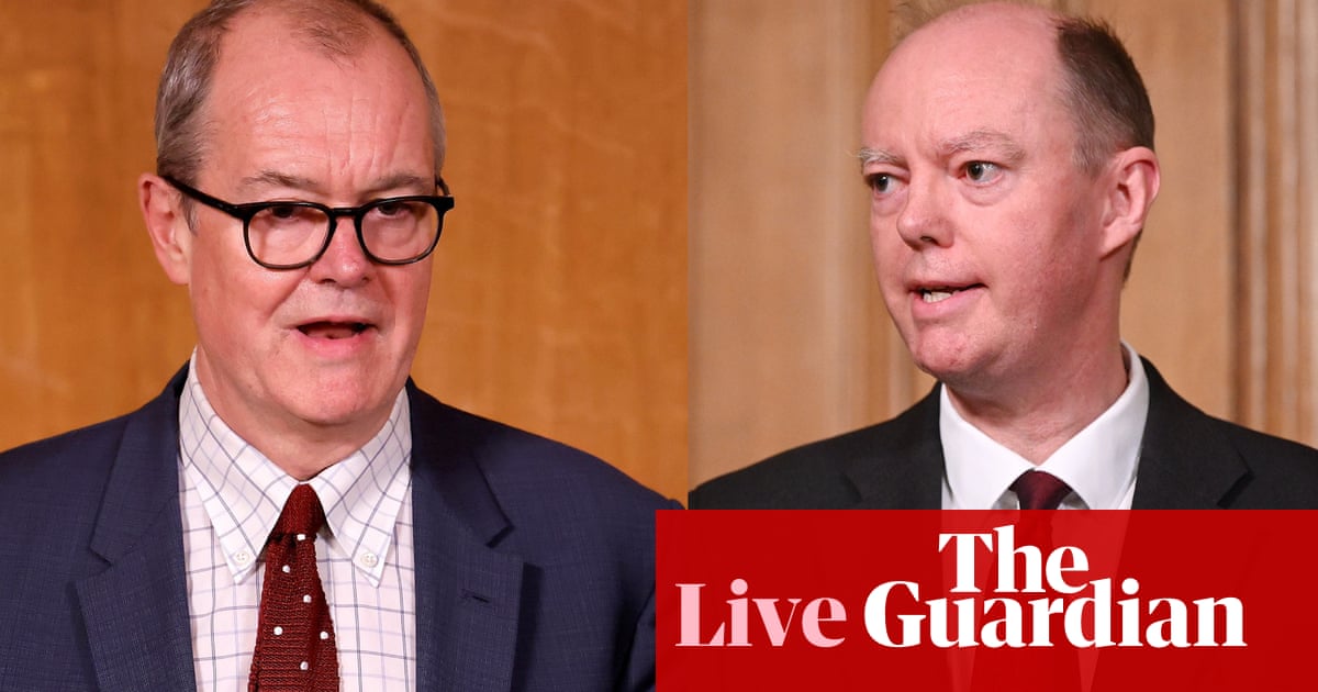 UK Covid live news: Chris Whitty and Patrick Vallance questioned by MPs about roadmap to lifting restrictions