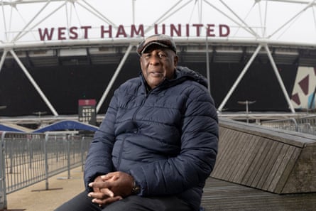 Clyde Best outside the London Stadium.