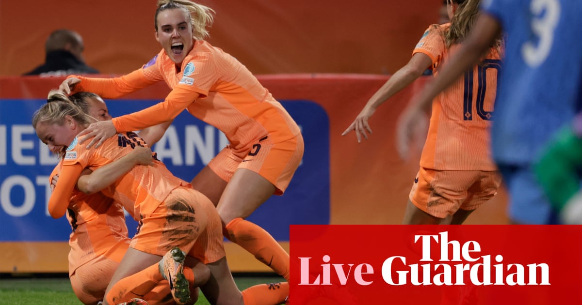 Netherlands 2-1 England: Women’s Nations League – as it happened - The Guardian