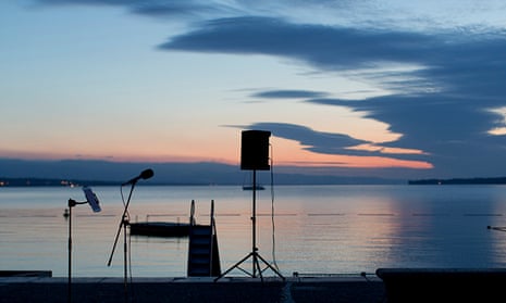 Raga Dawn, performed on Lake Geneva in June 2015.