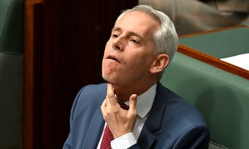 Immigration minister Andrew Giles during question time at Parliament House in Canberra on Tuesday.
