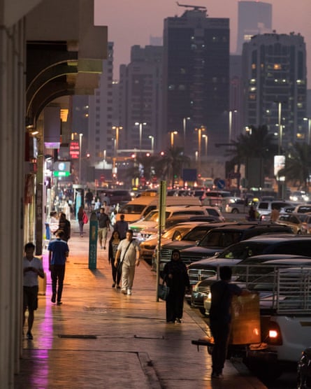 Zayed Street at dusk