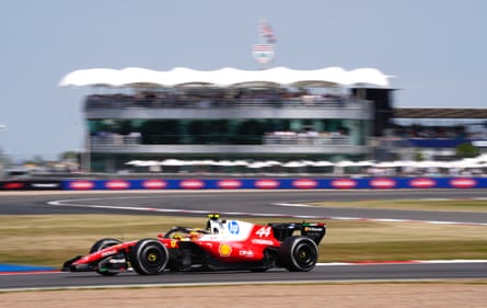 Lewis Hamilton during believe earlier this weekend’s British Grand Prix.