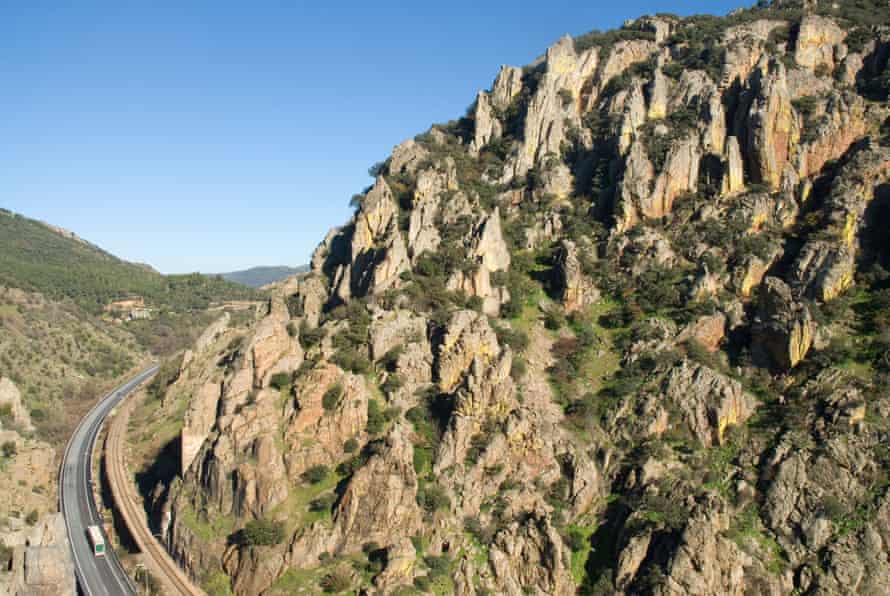 Despenaperros mountain pass is the highlight of the journey and the gateway to Andalucía.