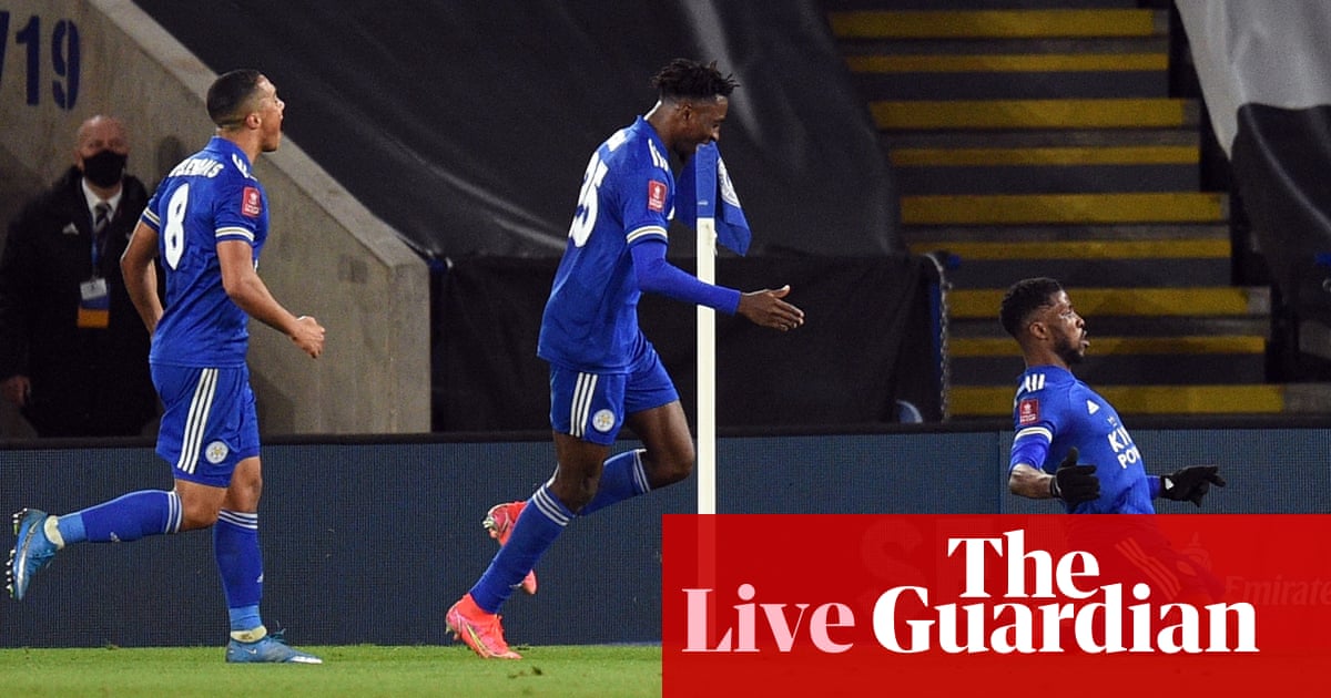 Leicester 3 1 Manchester United Fa Cup Quarter Final As It Happened Football The Guardian Leicester 3 1 Manchester United Fa Cup Quarter Final As It Happened Football The Guardian