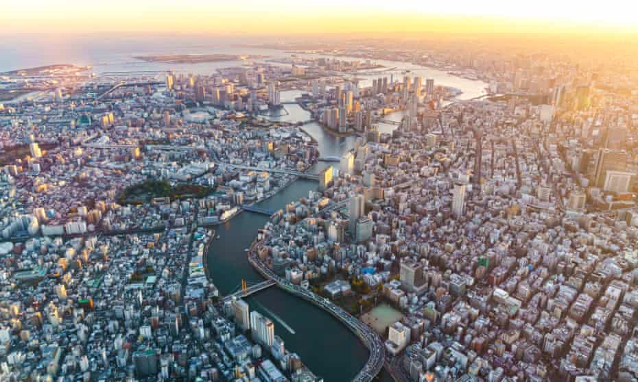 Interconnected … aerial view of Tokyo.