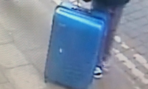  Police say Abedi was in possession of the blue case in the days before the attack. Photograph: Greater Manchester police/AP  
