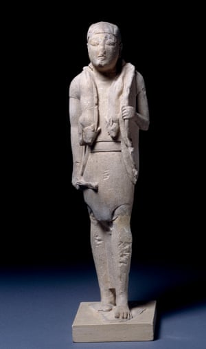 ‘Kallias dedicated me to Aphrodite’ ... the sixth-century hunter and his piglets.