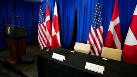 Trump along with representatives from Denmark and Greenland sign security deal – watch live