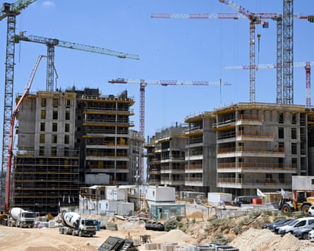 Thousands of residential units in a high rise under construction