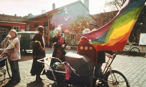 Freetown Christiania in Copenhagen, Denmark, in the 1970s.