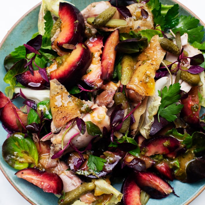 Nigel Slater S Roasted Stone Fruit For Summer Salad Recipes Food