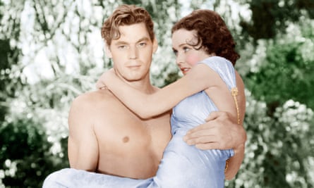 Johnny Weissmuller and Maureen OSullivan in Tarzan and his Mate (1934)
