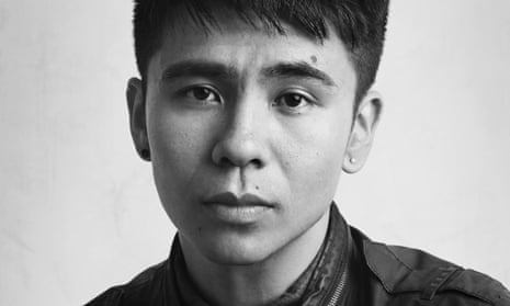 a black and white portrait of the poet ocean vuong