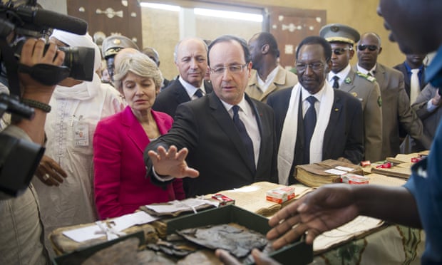 President Hollande in Mali in February 2013.
