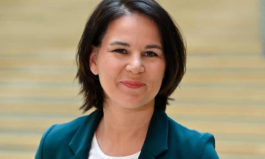 Annalena Baerbock, Kandidatin der Grünen als Nachfolgerin von Angela Merkel als Kanzlerin.