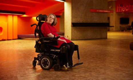 Lucy Webster inside The Barbican Centre, one of the more accessible large venues.