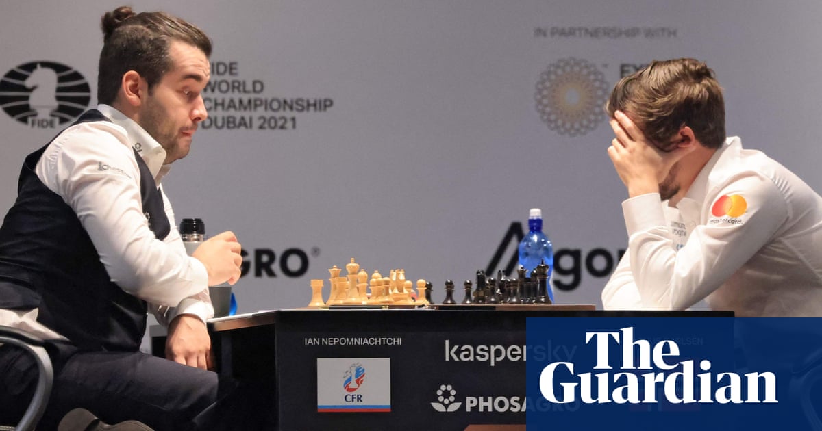 another tight draw as carlsen and nepomniachtchi battle for world title world chess championship 2021 the guardian another tight draw as carlsen and nepomniachtchi battle for world title world chess championship 2021 the guardian