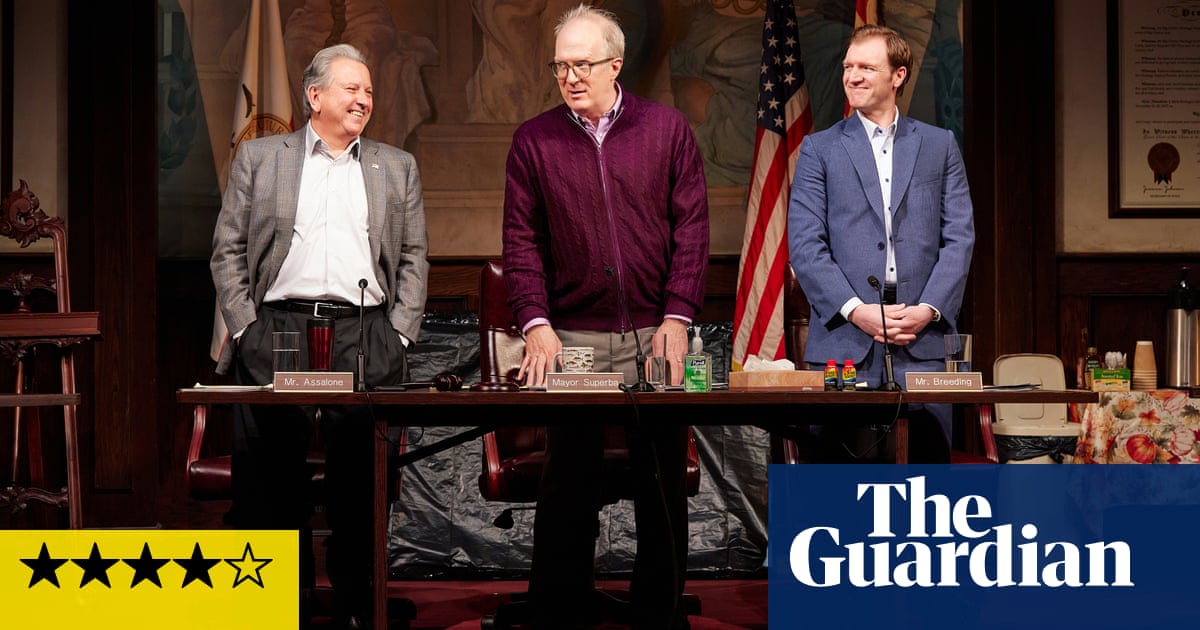 The Minutes review – Tracy Letts delivers a biting American allegory