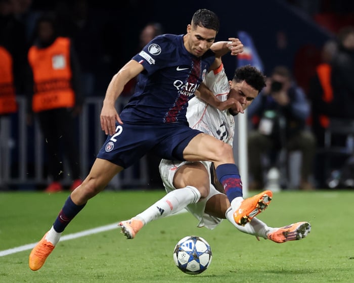 Champions League roundup: Two-goal Luis Díaz sent off as Bayern hold on at PSG