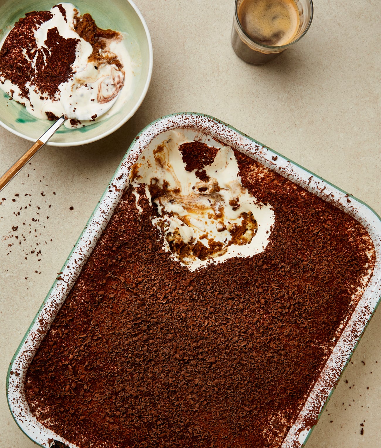 Luxurious but not too rich: Meera Sodha's vegan tiramisu.