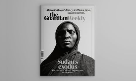 The cover of the 29 March edition of the Guardian Weekly.