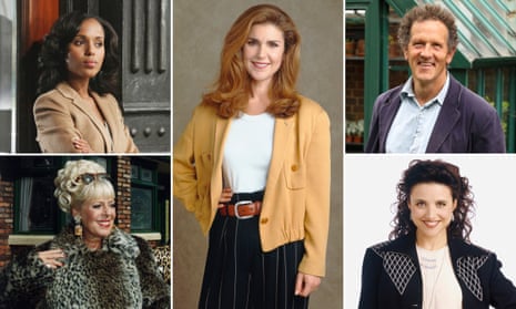 Best dressed … Olivia Pope, Roz Doyle, Monty Don, Bet Lynch and Elaine Benes.