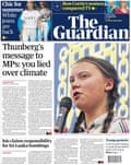Guardian front page, Wednesday 24 April 2019