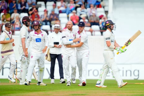 Jack Leach celebrates