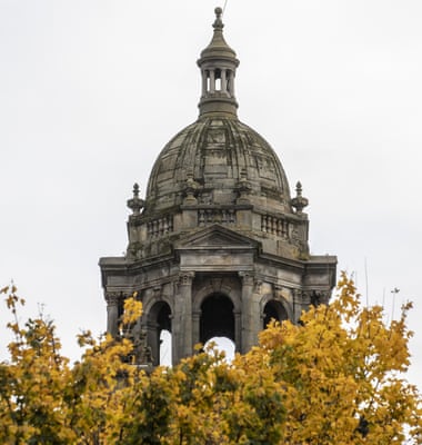 A general view of historic landscape in Glasgow, Scotland