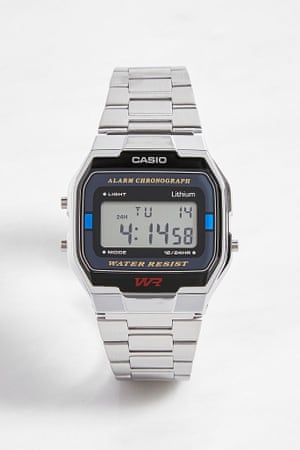 Vintage silver watch, £30, Casio at urbanoutfitters.com