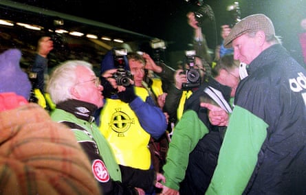 Billy Bingham and Jack Charlton.
