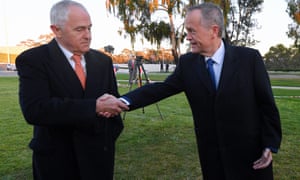 Malcolm Turnbull and  Bill Shorten