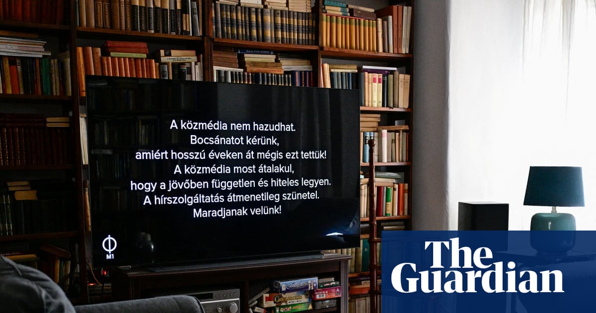 Hungarian public media outlets halt broadcasting in post-Orbán shake-up