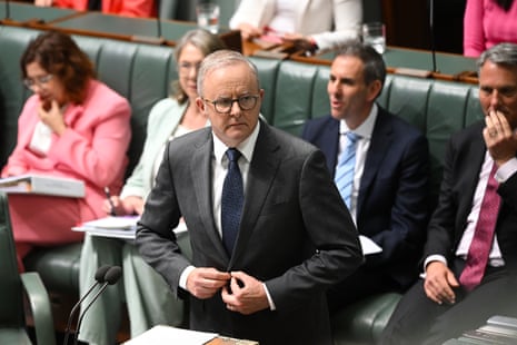Anthony Albanese during question time