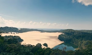 Lake Wabby on Fraser Island