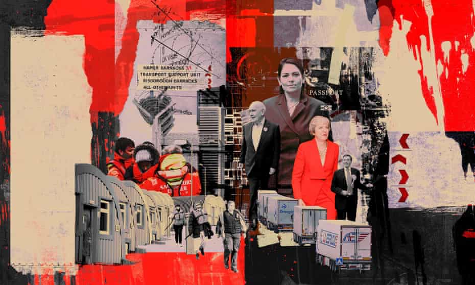 illustration/montage for long read about the home office