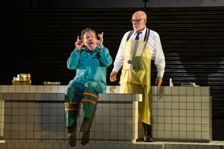 Christian Gerhaher and Brindley Sherratt in Berg’s Wozzeck at the Royal Opera House in 2023. Both singers will be in the new production of Parsifal.