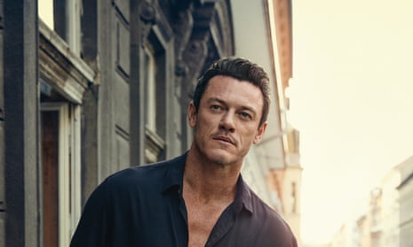 ‘Cutting hair is a talent of mine, I’m always at it’: Luke Evans.