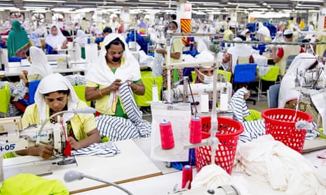 A garment factory in Dhaka